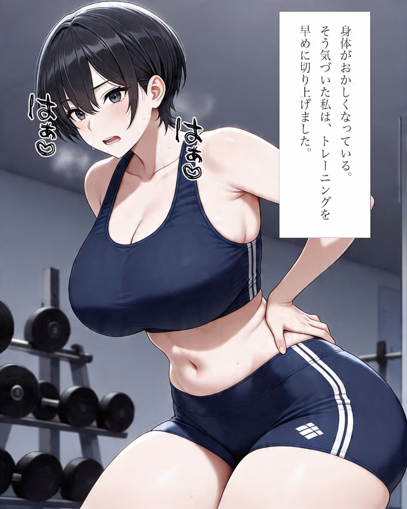 パーソナルジムトレーナーに彼女を寝取られました。【棒消し修正版】 hitomiエロ漫画raw サンプル画像014