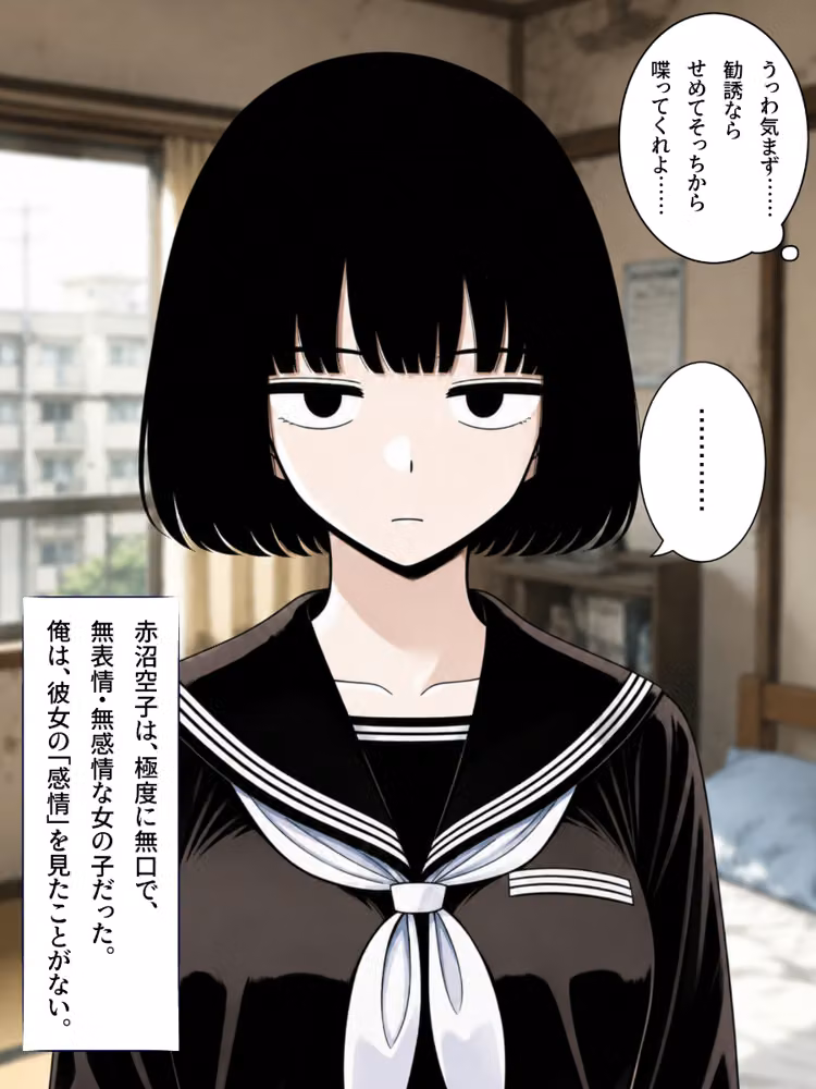俺の家に宗教勧誘に来た同級生の無口な女子に無責任中出しして孕ませる。【モザイク版】（単話） hitomiエロ漫画raw サンプル画像004