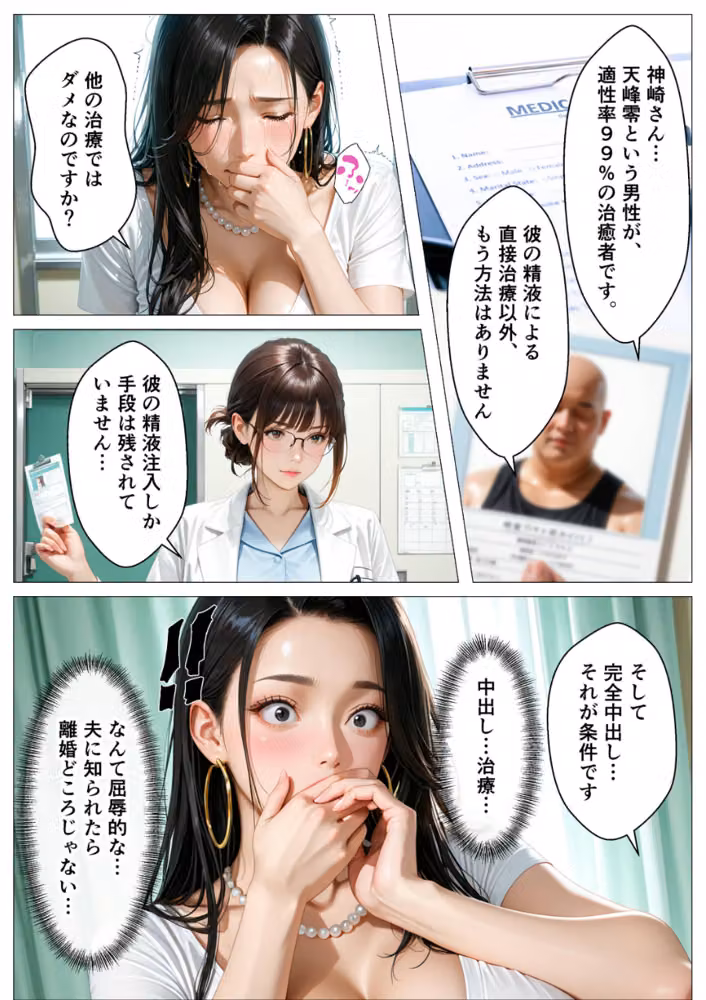 精液治療〜治療と称して放尿アクメするまで母娘を犯してみた〜【モザイク版】 hitomiエロ漫画raw サンプル画像005