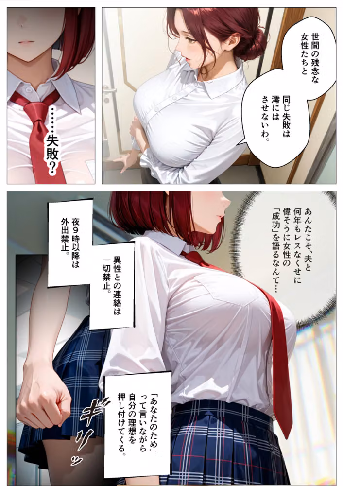 家族乗っ取り計画 〜厳格母を完全支配し家族を乗っ取ってみた〜【モザイク版】 hitomiエロ漫画raw サンプル画像004