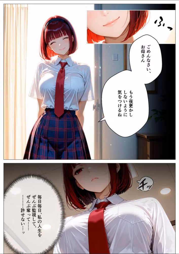 家族乗っ取り計画 〜厳格母を完全支配し家族を乗っ取ってみた〜【モザイク版】 hitomiエロ漫画raw サンプル画像005