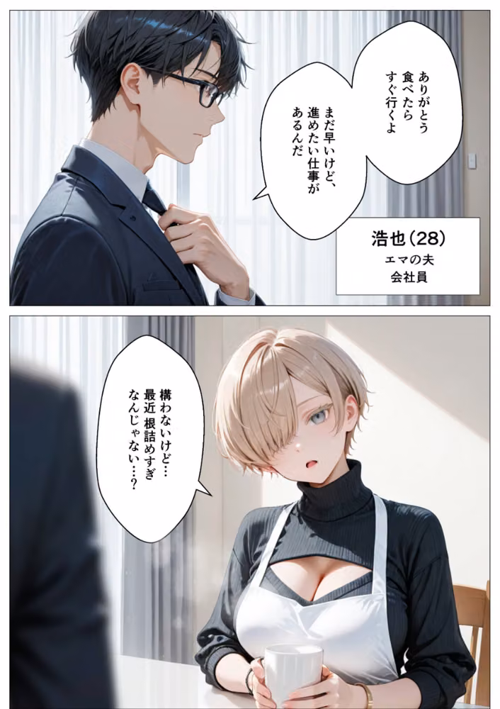 キモ義兄と強●同居〜初めてのデカチンで汗だく本気セックス、乳首ビンビン放尿アクメに堕ちた新妻〜【モザイク版】 hitomiエロ漫画raw サンプル画像003