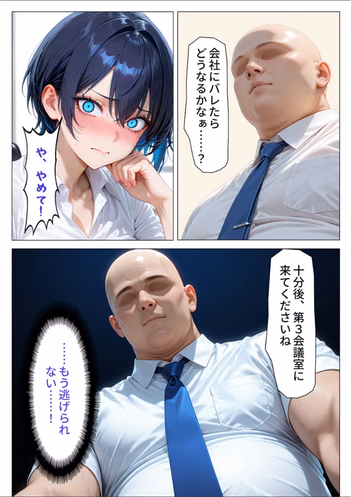 デリヘル呼んだら性悪上司が来た【社内調教編】【モザイク版】 hitomiエロ漫画raw サンプル画像005