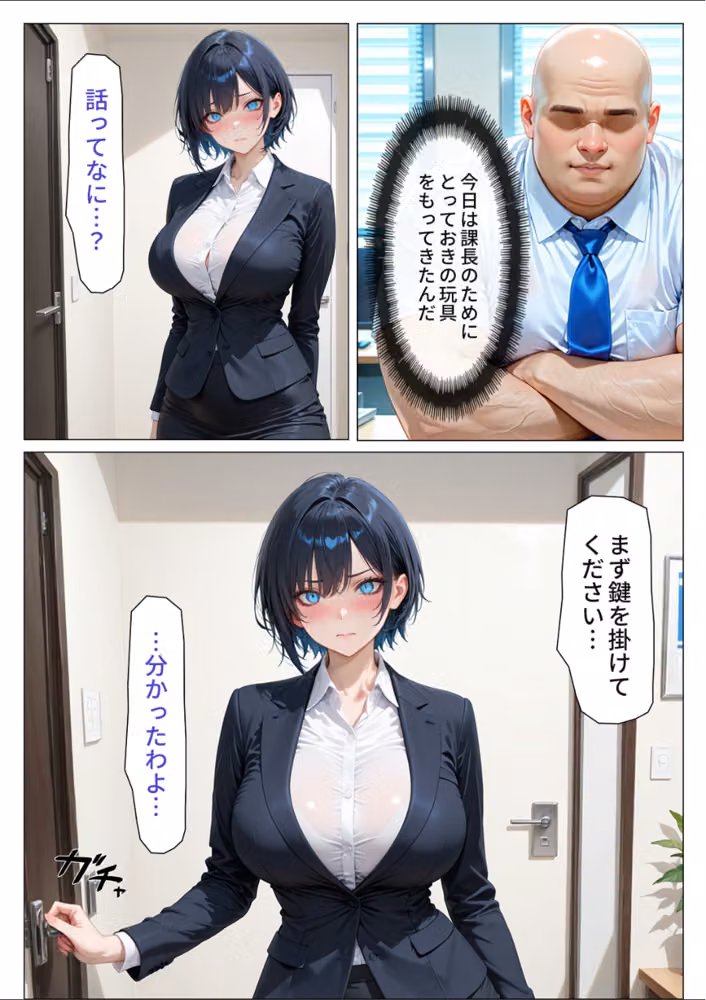 デリヘル呼んだら性悪上司が来た【社内調教編】【モザイク版】 hitomiエロ漫画raw サンプル画像006