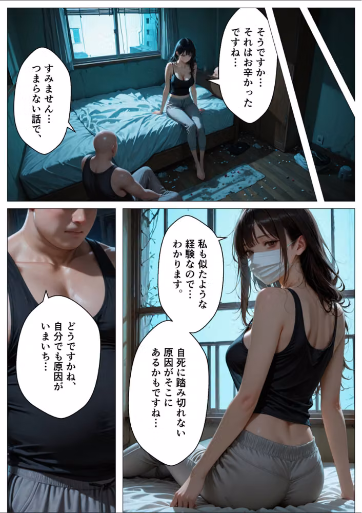 モブの俺、なぜか死ぬ約束をした女と付き合うことになった話【モザイク版】 hitomiエロ漫画raw サンプル画像009