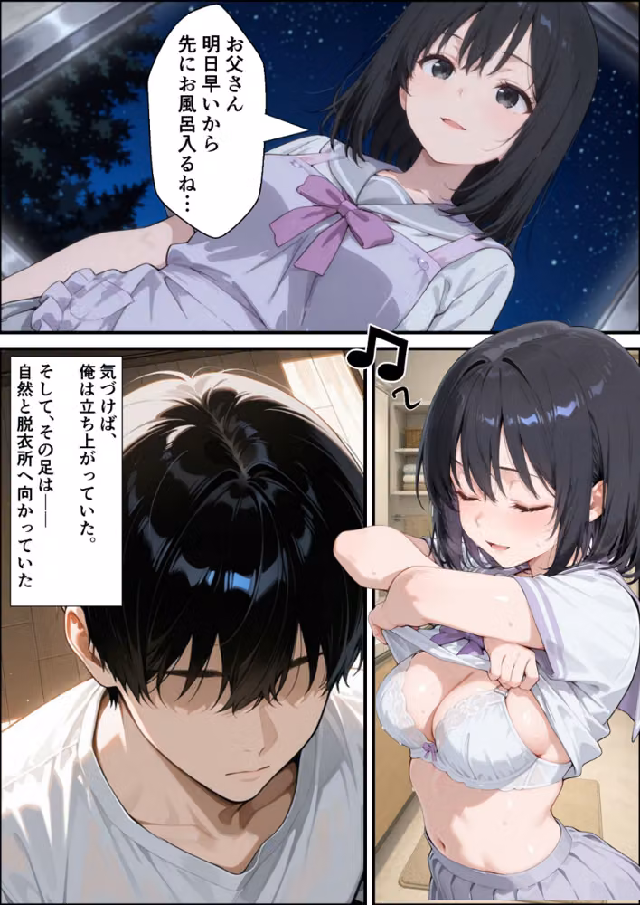 歪愛 〜 愛する娘は托卵の子 〜【白抜き修正版】（単話） hitomiエロ漫画raw サンプル画像009