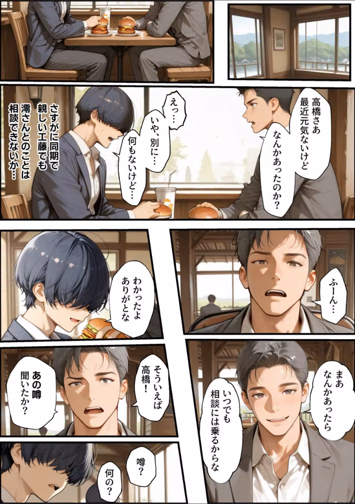 職場の先輩爆乳OLと禁断の温泉一泊【白抜き修正版】 hitomiエロ漫画raw サンプル画像013