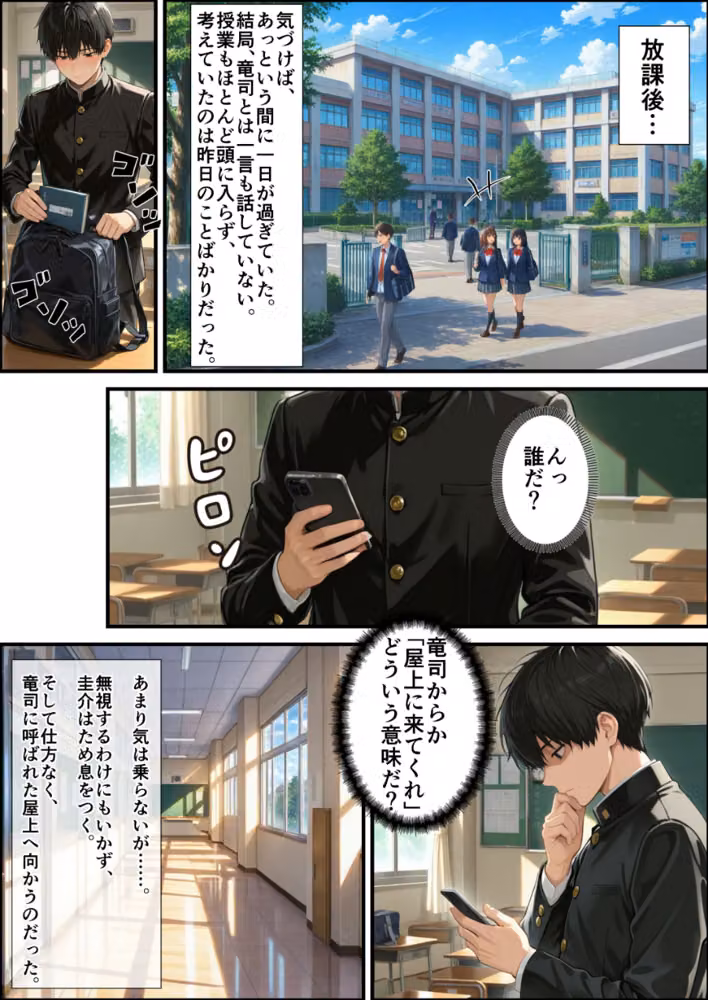 ずっと…大好きだったあの子が俺の目の前で中出しされて… 2【白抜き修正版】（単話） hitomiエロ漫画raw サンプル画像005