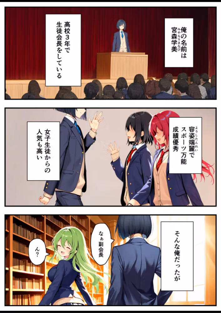 好きな子にフラれて女体化させられた生徒会長がマチアプで出会った同級生にメス堕ちする話【白抜き修正版】 hitomiエロ漫画raw サンプル画像003