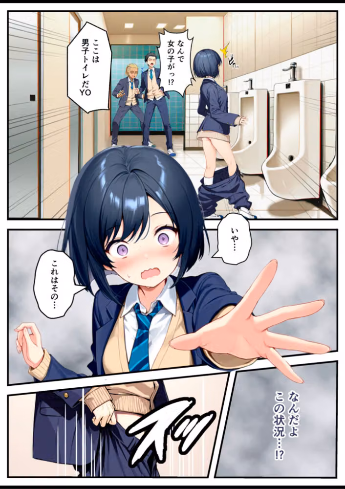 好きな子にフラれて女体化させられた生徒会長がマチアプで出会った同級生にメス堕ちする話【白抜き修正版】 hitomiエロ漫画raw サンプル画像012