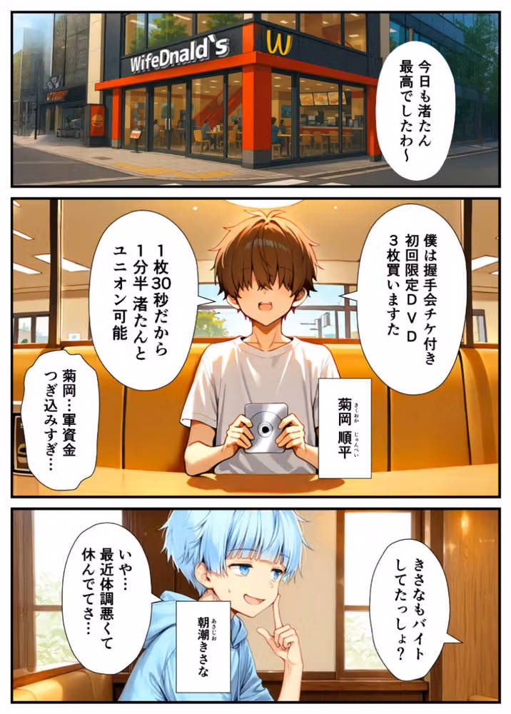 陰キャでドルオタな俺が人気アイドルそっくりに女体化して本人と3 Pすることになった【白抜き修正版】 hitomiエロ漫画raw サンプル画像004