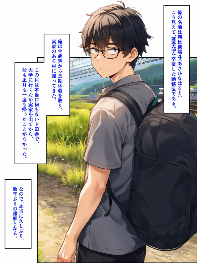 久しぶりに帰った田舎で、幼なじみと思い出巡りする話【モザイク版】 hitomiエロ漫画raw サンプル画像002