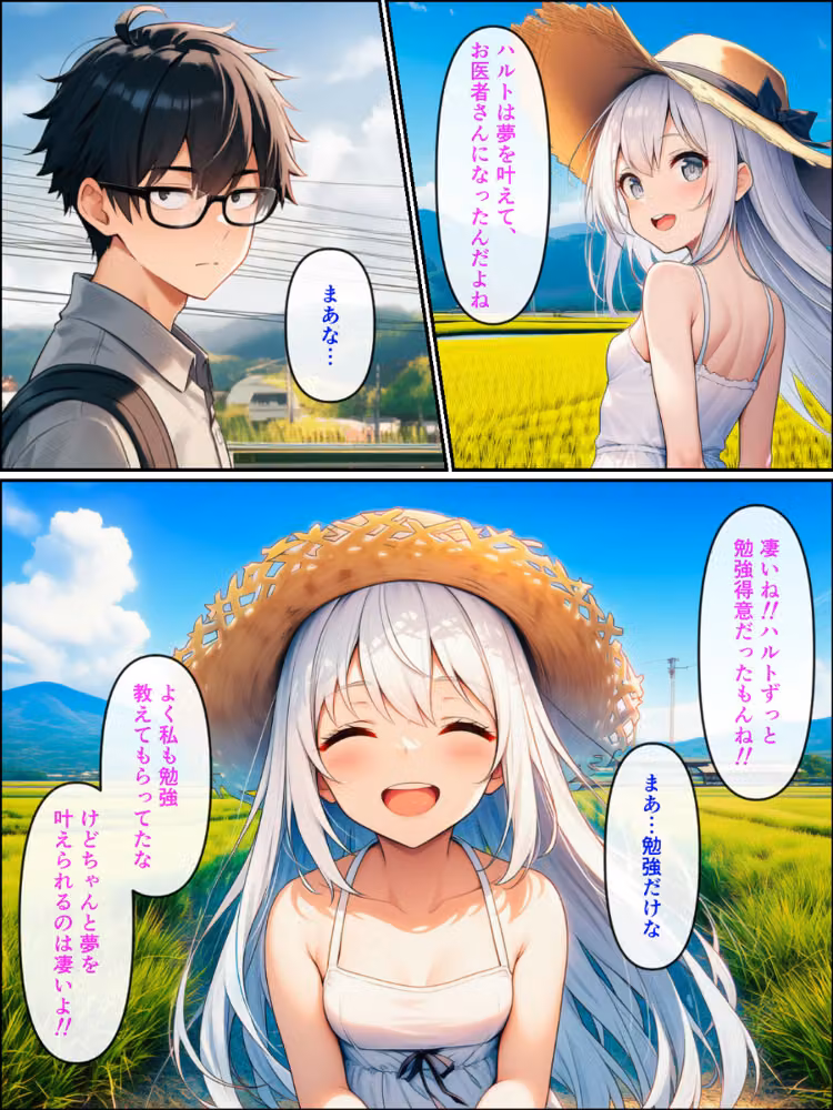 久しぶりに帰った田舎で、幼なじみと思い出巡りする話【モザイク版】 hitomiエロ漫画raw サンプル画像009