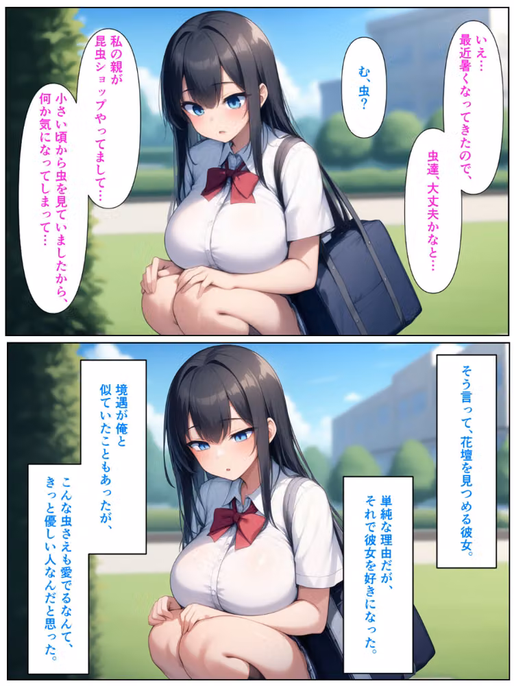優等生の金髪ツインテの巨乳ギャルさんとラブラブエッチする話【モザイク版】 hitomiエロ漫画raw サンプル画像004
