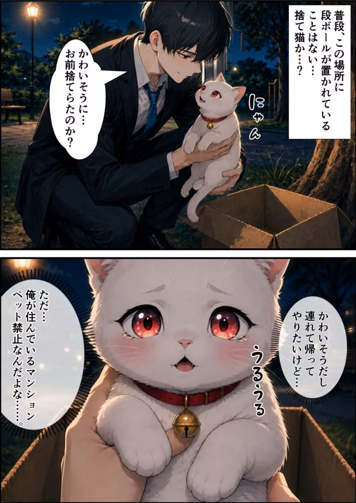 拾われた猫はご主人様に恩返しがしたい【棒消し修正版】（単話） hitomiエロ漫画raw サンプル画像003