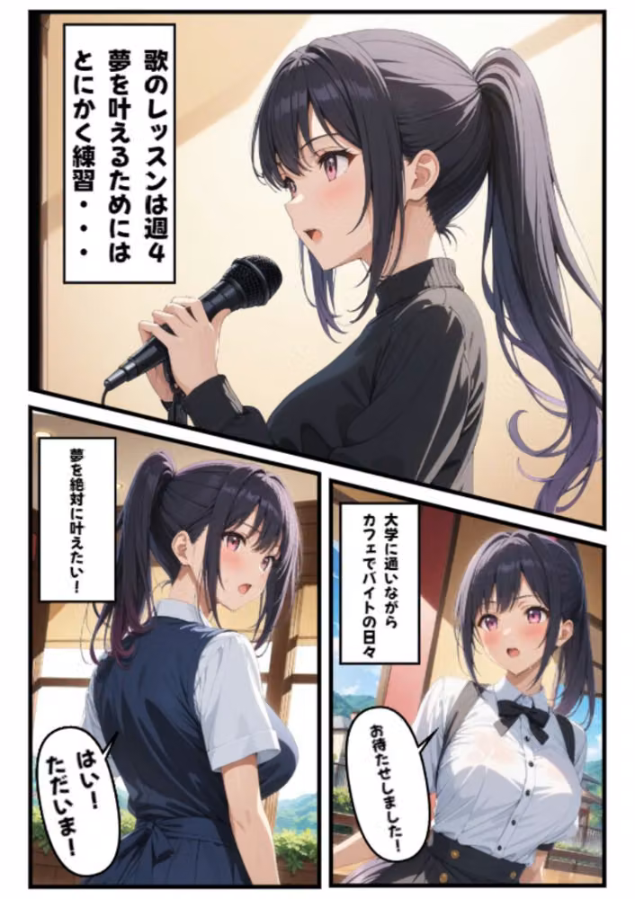 大切な彼氏がいるのに…〜女子大生NTR〜【白抜き修正版】 hitomiエロ漫画raw サンプル画像003