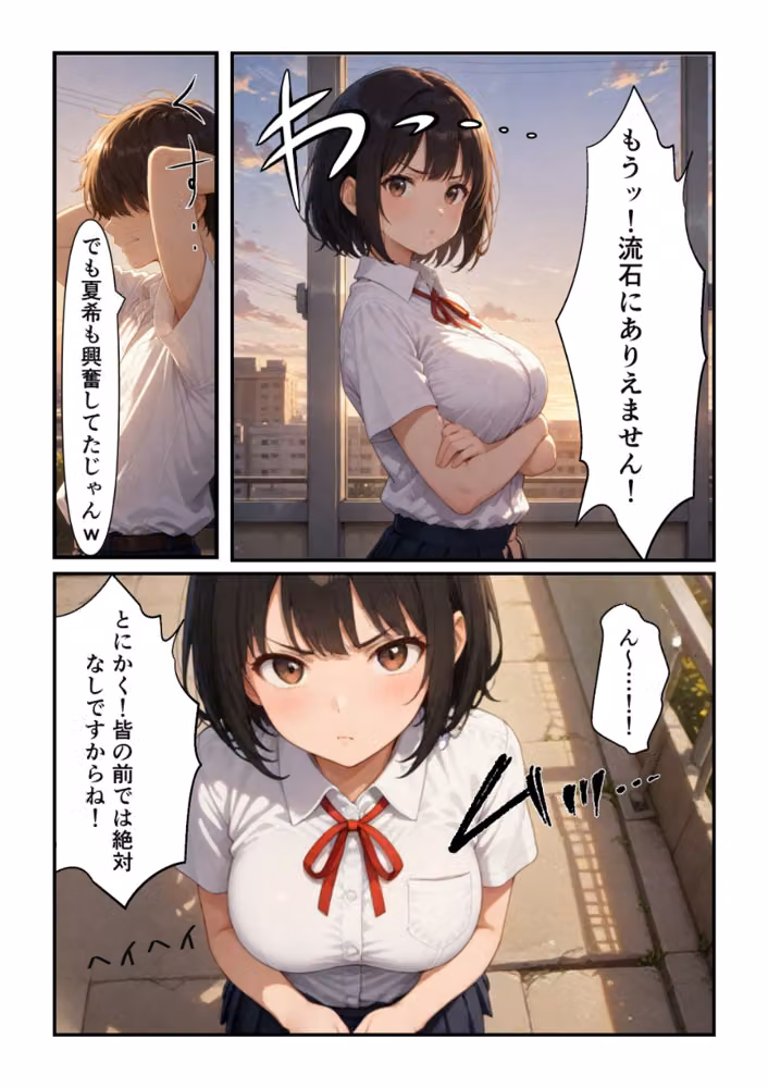 俺だけの事が大大大好きなクーデレ後輩ー海で寝取られ編ー【白抜き修正版】（単話） hitomiエロ漫画raw サンプル画像013
