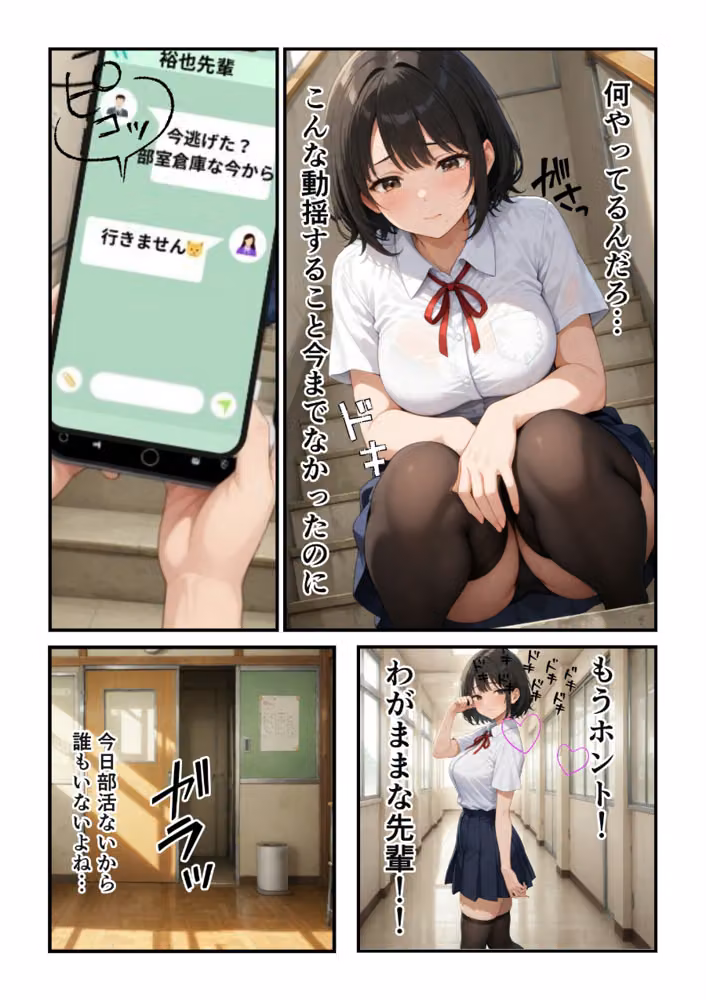 俺の頼みを断れないクーデレ後輩とコスプレH三昧な話【白抜き修正版】（単話） hitomiエロ漫画raw サンプル画像009