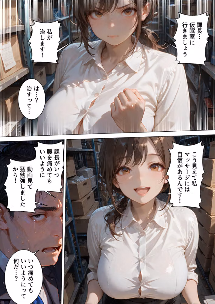 台風の夜、憧れの上司とふたりきり。〜マシュマロボディで恩返し種付け性交〜【モザイク版】 hitomiエロ漫画raw サンプル画像010