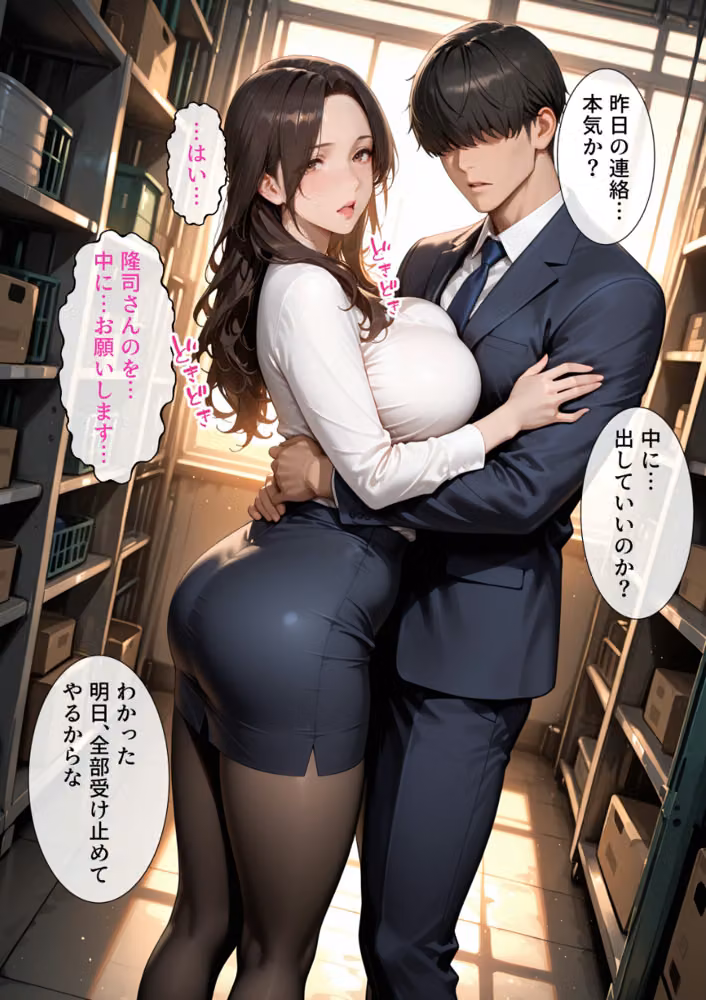 オフィスの彼女【モザイク版】 hitomiエロ漫画raw サンプル画像013