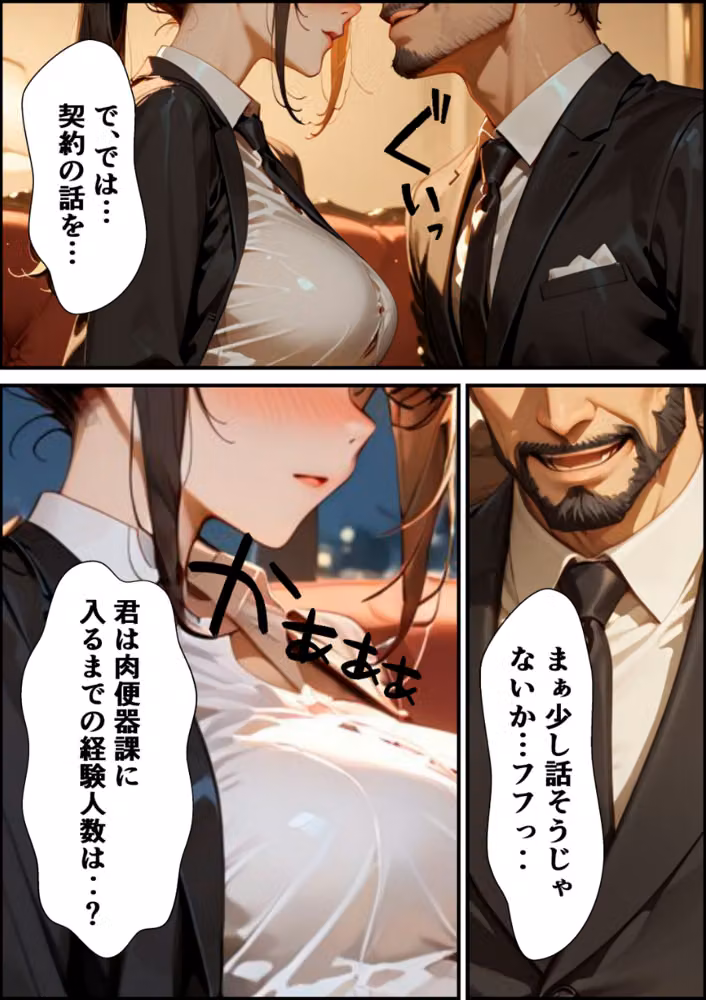 ようこそ、我が社の肉便器営業課へ。泣き虫最下位OLが肉体調教されて下剋上契約！【白抜き修正版】 hitomiエロ漫画raw サンプル画像014