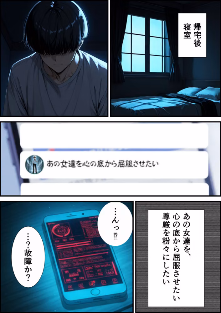 校則改変アプリ〜ゴミ扱いしてた俺の肉〇で女王たちがメス堕ち【白抜き修正版】（単話） hitomiエロ漫画raw サンプル画像005