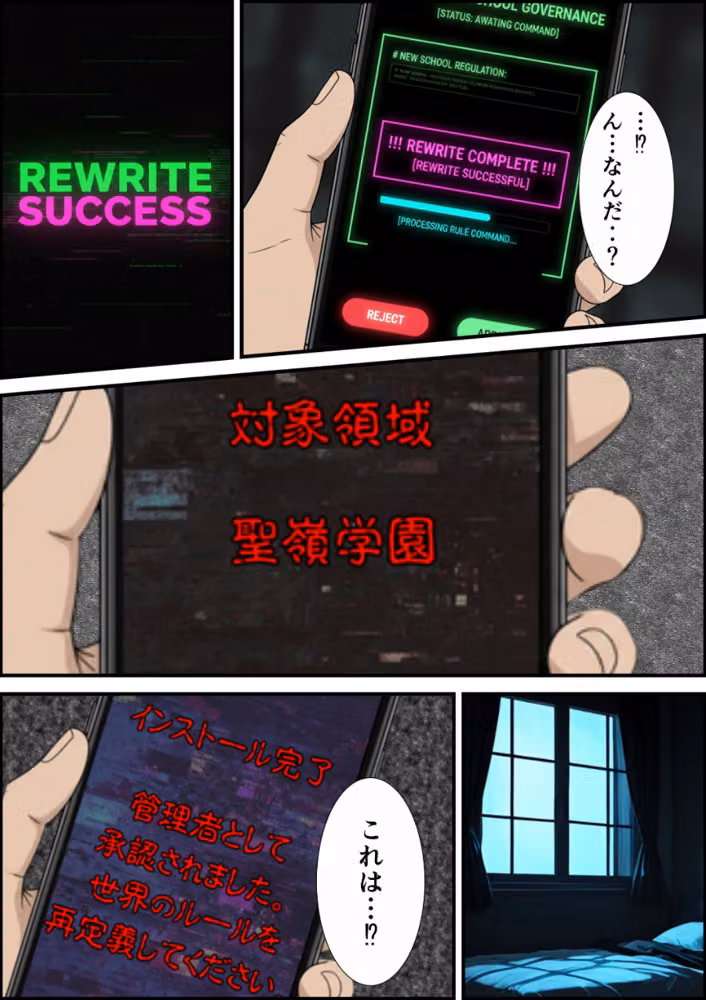 校則改変アプリ〜ゴミ扱いしてた俺の肉〇で女王たちがメス堕ち【白抜き修正版】（単話） hitomiエロ漫画raw サンプル画像006
