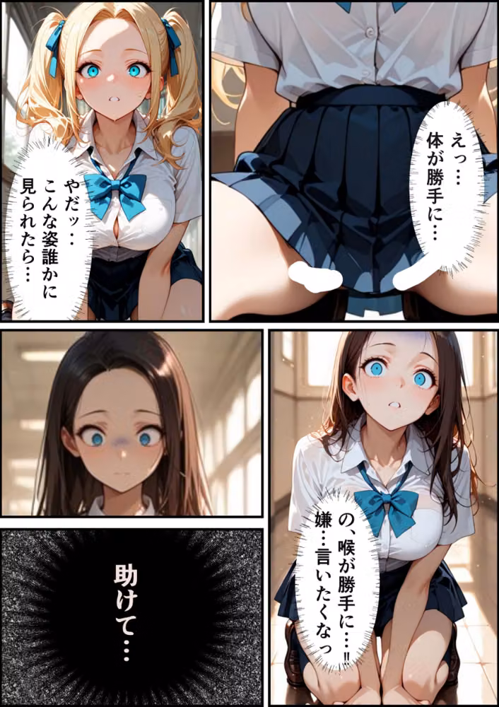 校則改変アプリ〜ゴミ扱いしてた俺の肉〇で女王たちがメス堕ち【白抜き修正版】（単話） hitomiエロ漫画raw サンプル画像014