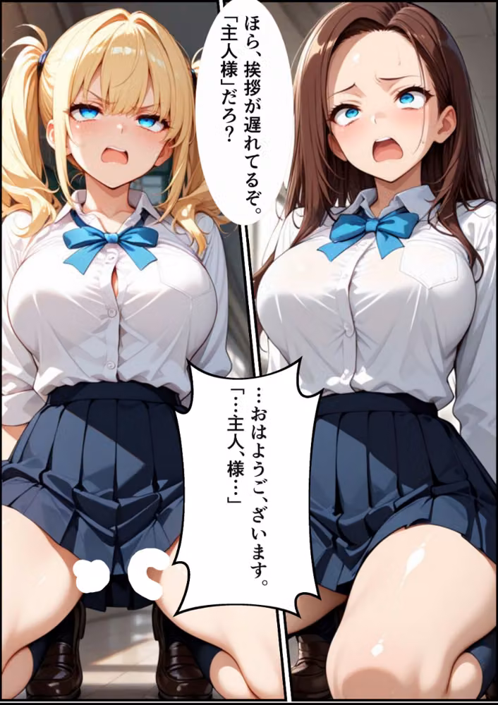 校則改変アプリ〜ゴミ扱いしてた俺の肉〇で女王たちがメス堕ち【白抜き修正版】（単話） hitomiエロ漫画raw サンプル画像015