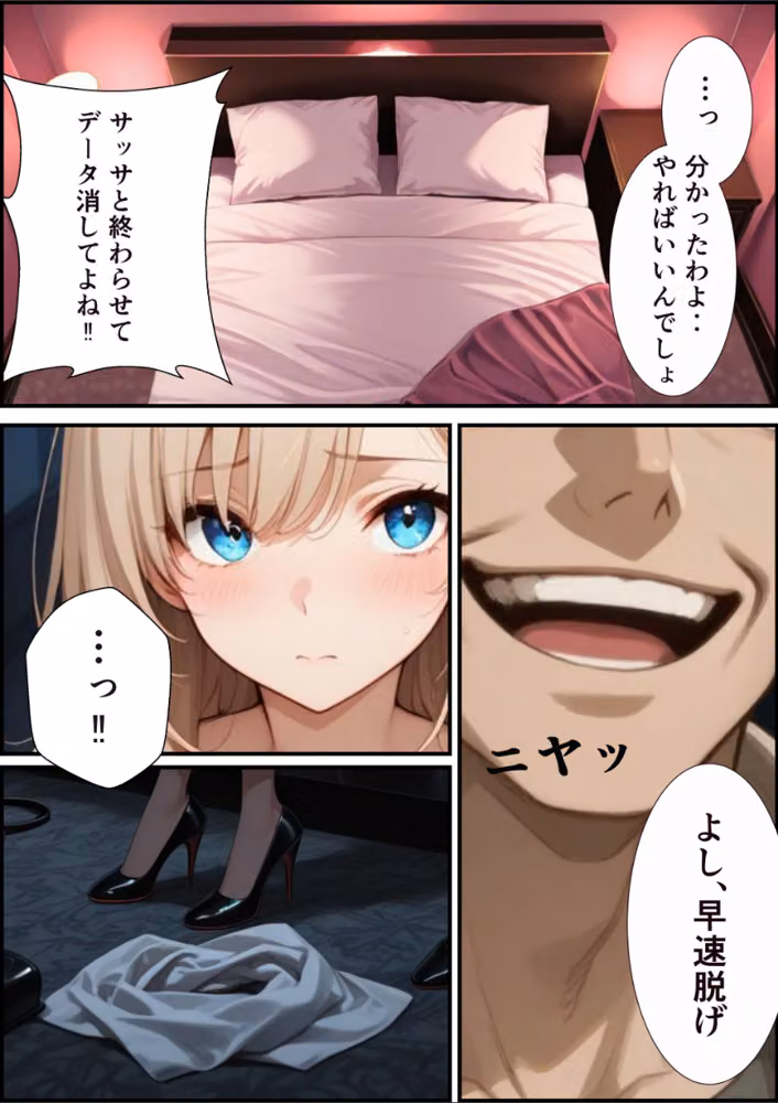 パパ活ギャル〜粗〇ンカレシじゃ届かない最奥までキモ教師のデカ〇ンでメス堕ち【白抜き修正版】（単話） hitomiエロ漫画raw サンプル画像007