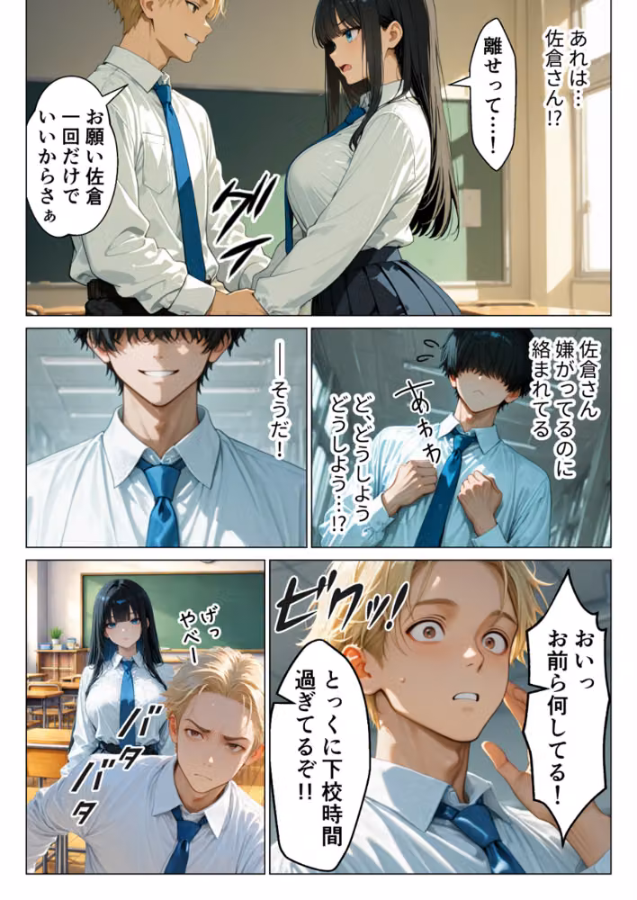 クールギャルにデカチン貸したら性欲むき出し本気セックスに発展した話【モザイク版】 hitomiエロ漫画raw サンプル画像006