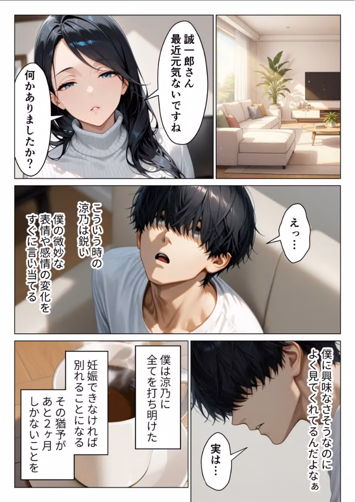 絶対に笑わない僕のクール妻を全力で孕ませる話【モザイク版】 hitomiエロ漫画raw サンプル画像012