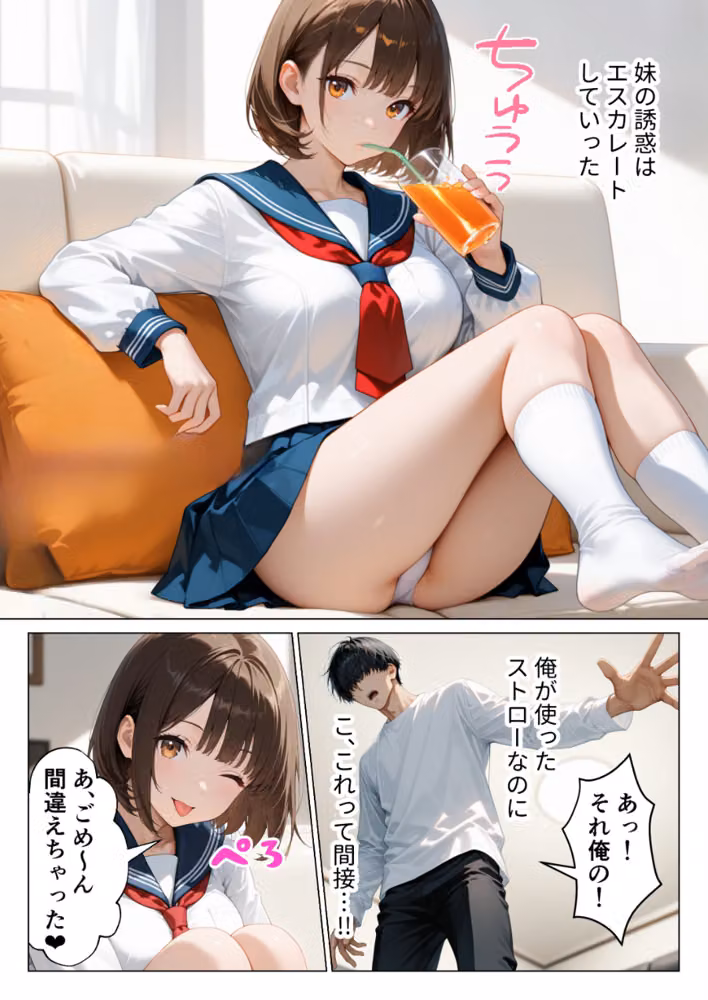 俺のことが大好きな爆乳妹と生ハメしたら中出しあまあまセックスに発展した話【モザイク版】 hitomiエロ漫画raw サンプル画像011