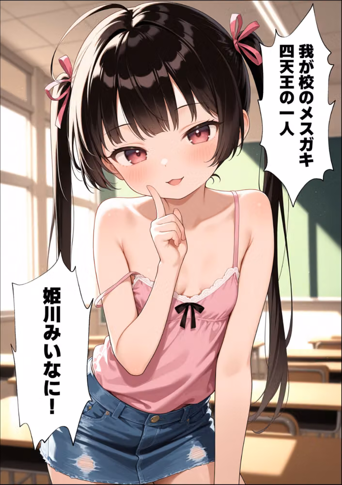 校内一のメスガキ、性欲つよつよ童貞メスガキ指導員に完全屈服わからせH【モザイク版】 hitomiエロ漫画raw サンプル画像005
