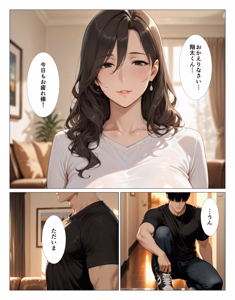 酒乱でキス魔の義母さんにチンポをベロベロ舐められて童貞卒業した話【モザイク版】 hitomiエロ漫画raw サンプル画像001
