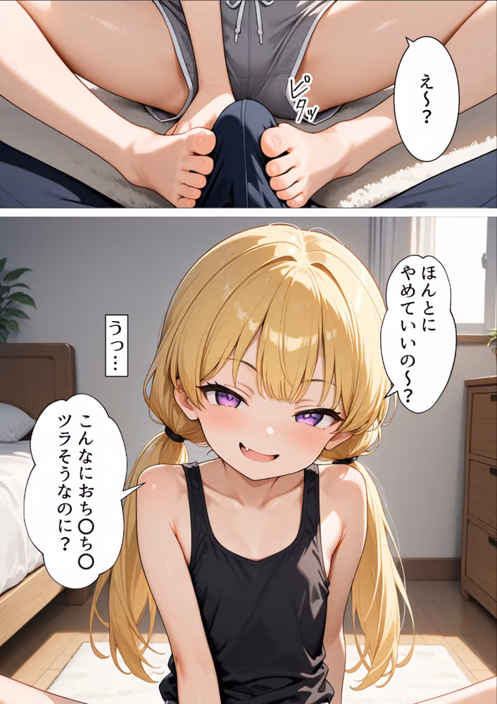 失恋したら生意気メスガキ少女と煽られわからされSEXできました。【白抜き修正版】 hitomiエロ漫画raw サンプル画像011