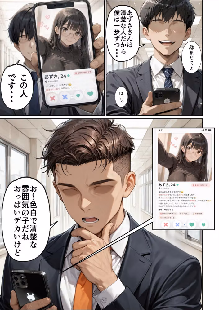 マチアプで紳士ムーブからの健全解放した清楚巨乳（24）がなぜか今ヤリ〇ン上司の部屋にいるらしい【白抜き修正版】 hitomiエロ漫画raw サンプル画像010