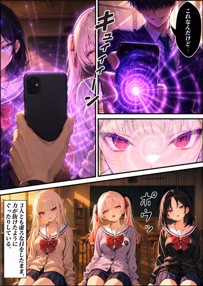 陰キャの俺が催●アプリで一軍ギャルを堕とすまで...【棒消し修正版】（単話） hitomiエロ漫画raw サンプル画像007