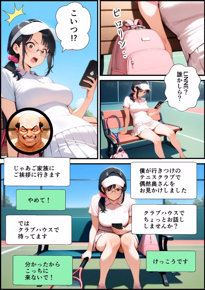 妻が毒オジに三たび媚薬を盛られた件【モザイク版】 hitomiエロ漫画raw サンプル画像007