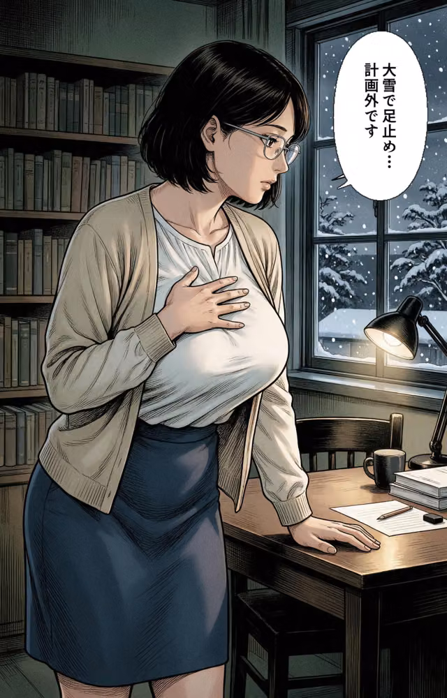 淡白だと思ってた爆乳家庭教師のお姉さんと大雪で足止めされたら孕ませてって懇願された話【モザイク版】（単話） hitomiエロ漫画raw サンプル画像007