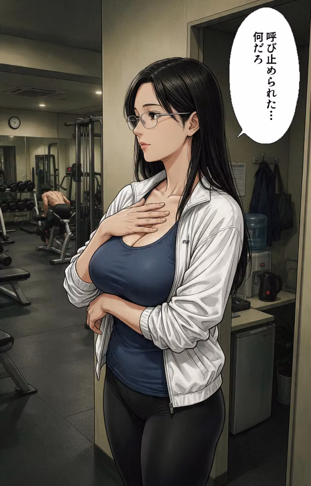 無防備すぎる巨乳ジムのお姉さんに給湯室で呼び止められたら上に跨がられて搾られた話【モザイク版】（単話） hitomiエロ漫画raw サンプル画像007