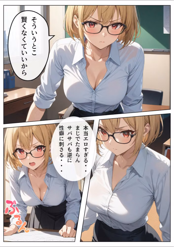 巨乳眼鏡家庭教師 快楽堕ちしたので中出ししてあげた【白抜き修正版】 hitomiエロ漫画raw サンプル画像006