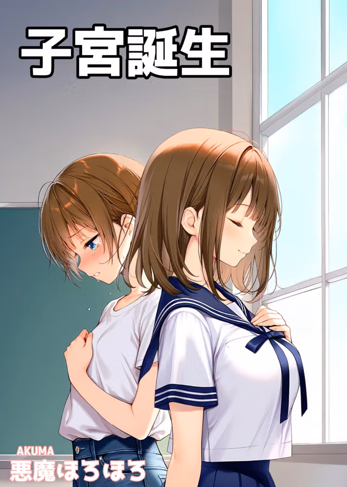 子宮誕生〜女の子になった体でセックスに溺れる学校生活〜【白抜き修正版】 hitomiエロ漫画raw サンプル画像009