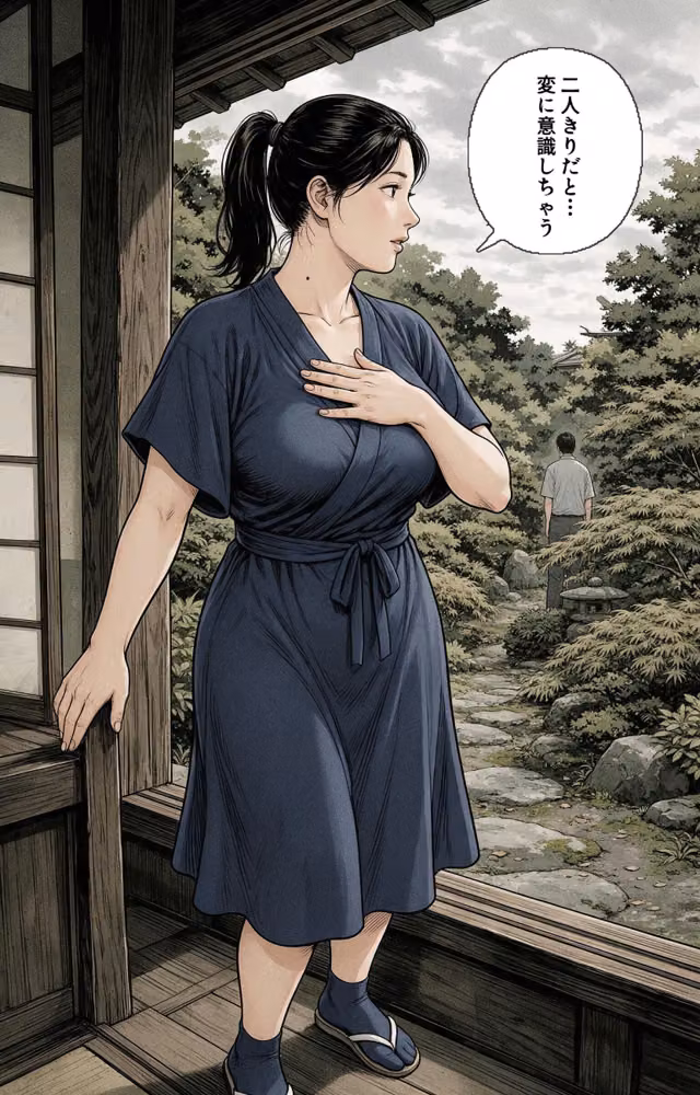 欲求不満なおっぱいの大きい恩師の奥さんとお盆の実家で二人になり欲求不満でビッチビチだった話【モザイク版】（単話） hitomiエロ漫画raw サンプル画像007
