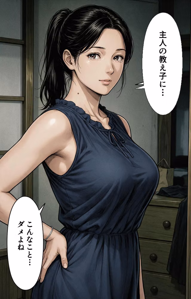 欲求不満なおっぱいの大きい恩師の奥さんとお盆の実家で二人になり欲求不満でビッチビチだった話【モザイク版】（単話） hitomiエロ漫画raw サンプル画像012