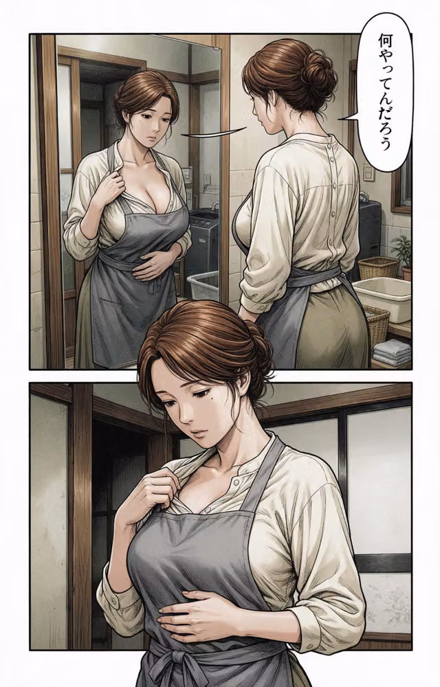 清楚だと思っていた爆乳恩師の奥さんに熱を出して看病されたら甘えたい盛りでベタベタだった話【モザイク版】（単話） hitomiエロ漫画raw サンプル画像008