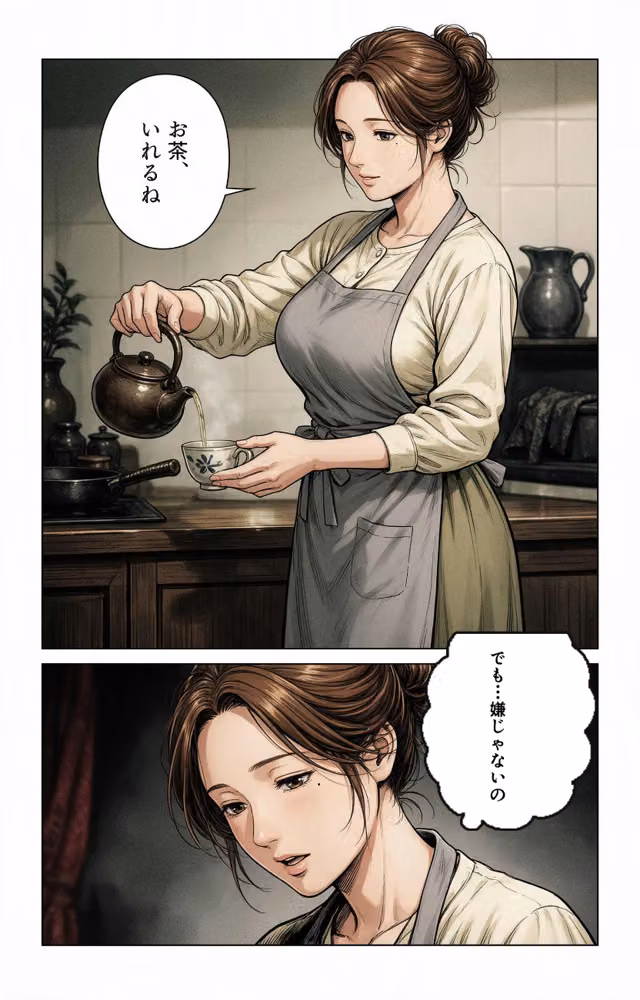 清楚だと思っていた爆乳恩師の奥さんに熱を出して看病されたら甘えたい盛りでベタベタだった話【モザイク版】（単話） hitomiエロ漫画raw サンプル画像010