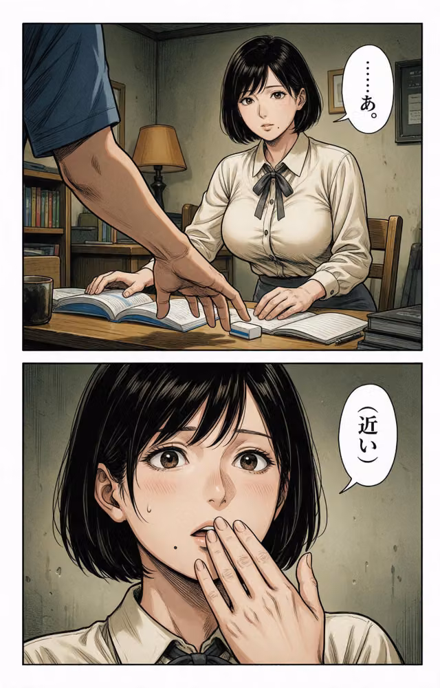 お堅いと思ってた巨乳家庭教師のお姉さんに勉強を教わってたら身体で覚えろって教え込まれた話【モザイク版】（単話） hitomiエロ漫画raw サンプル画像005