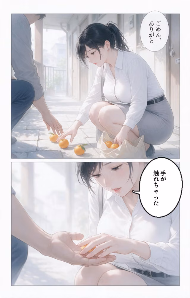 塩対応だった爆乳人妻大家を玄関先で抱きとめたら中出しが止まらなくなった話【モザイク版】（単話） hitomiエロ漫画raw サンプル画像006