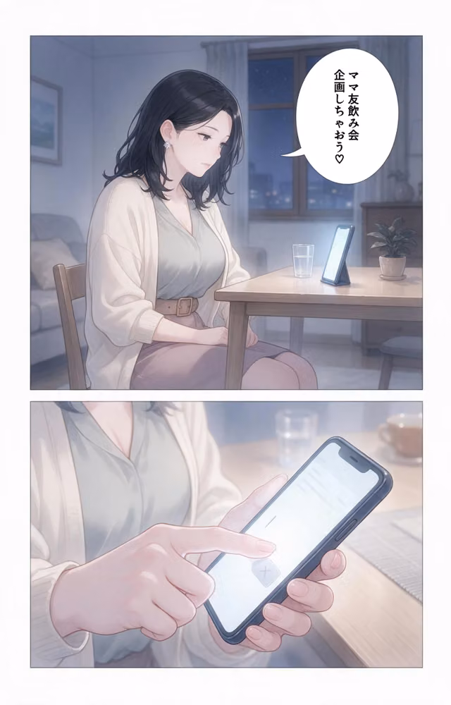 酔うと甘えてくる巨乳ママ友を酔い潰れたので介抱したら毎晩ねだられるようになった件【モザイク版】（単話） hitomiエロ漫画raw サンプル画像003